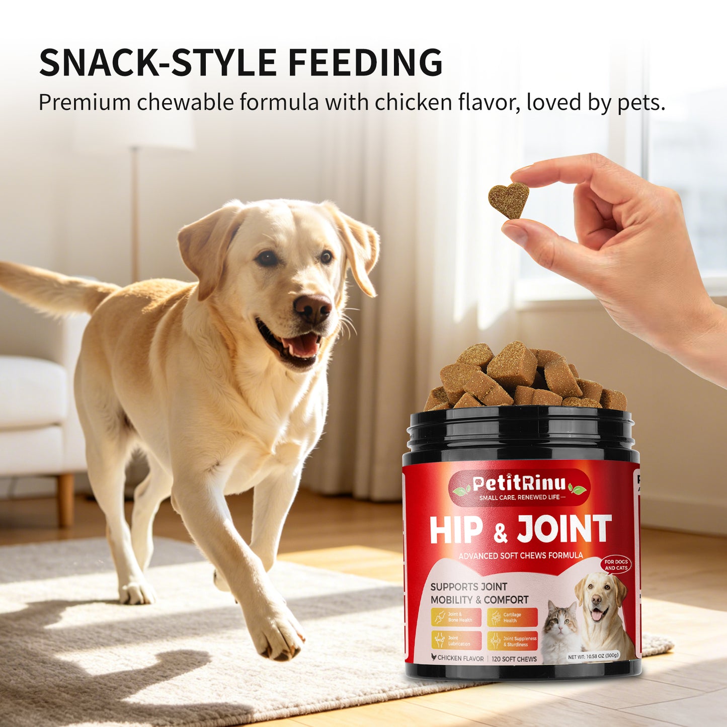 Joint Supplement for Dogs & Cats - Pet Vitamins and Support