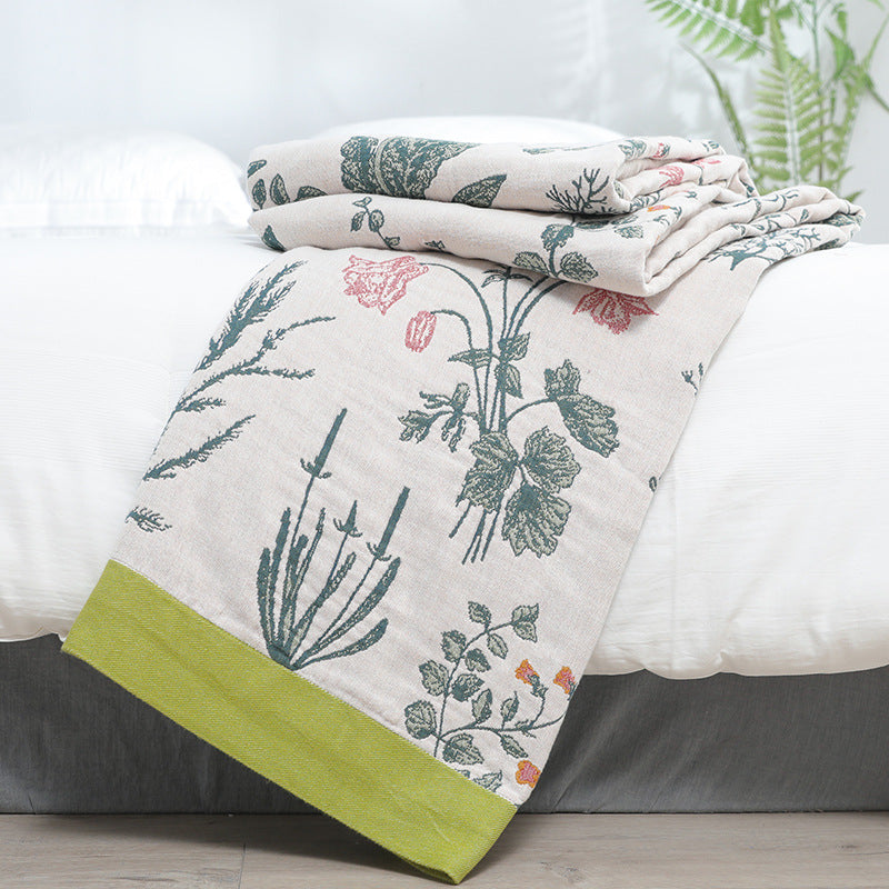 Cotton Gauze Towel Blanket - Airy Cotton Cover for Home & Bedding
