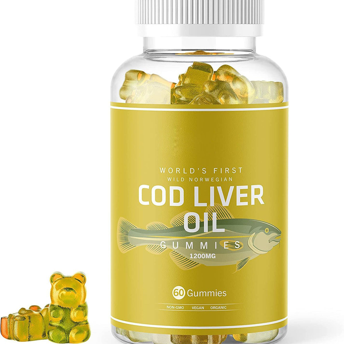 Cod Liver Oil Fudge Capsules – 60 Pieces