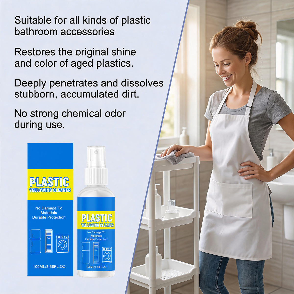 Plastic Yellowing Remover - 100ml Cleaner