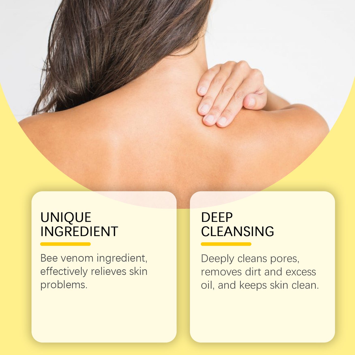 Bee Venom Moisturizing Body Soap - Deep Cleansing & Skin Repair Bar