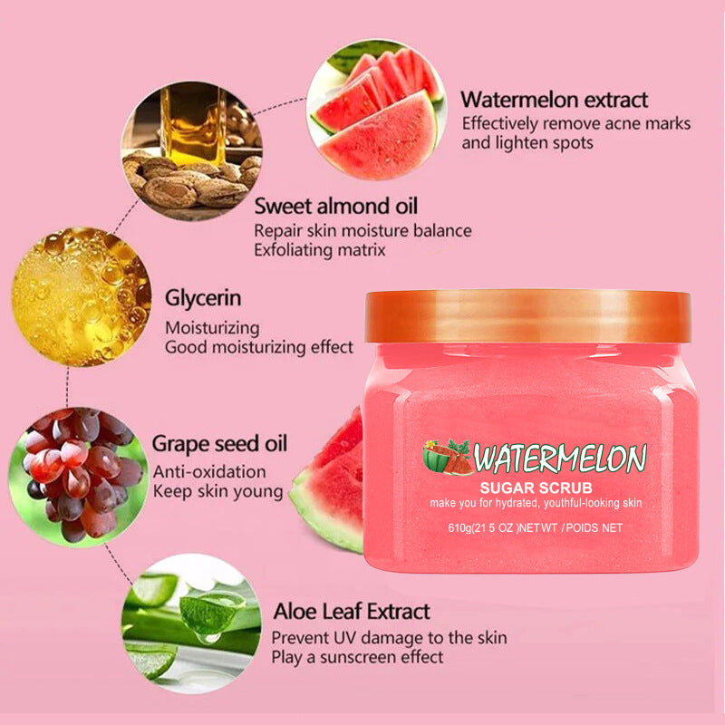 Moisturizing & Skin Lightening Facial Scrub with Exfoliating Sugar - 650g