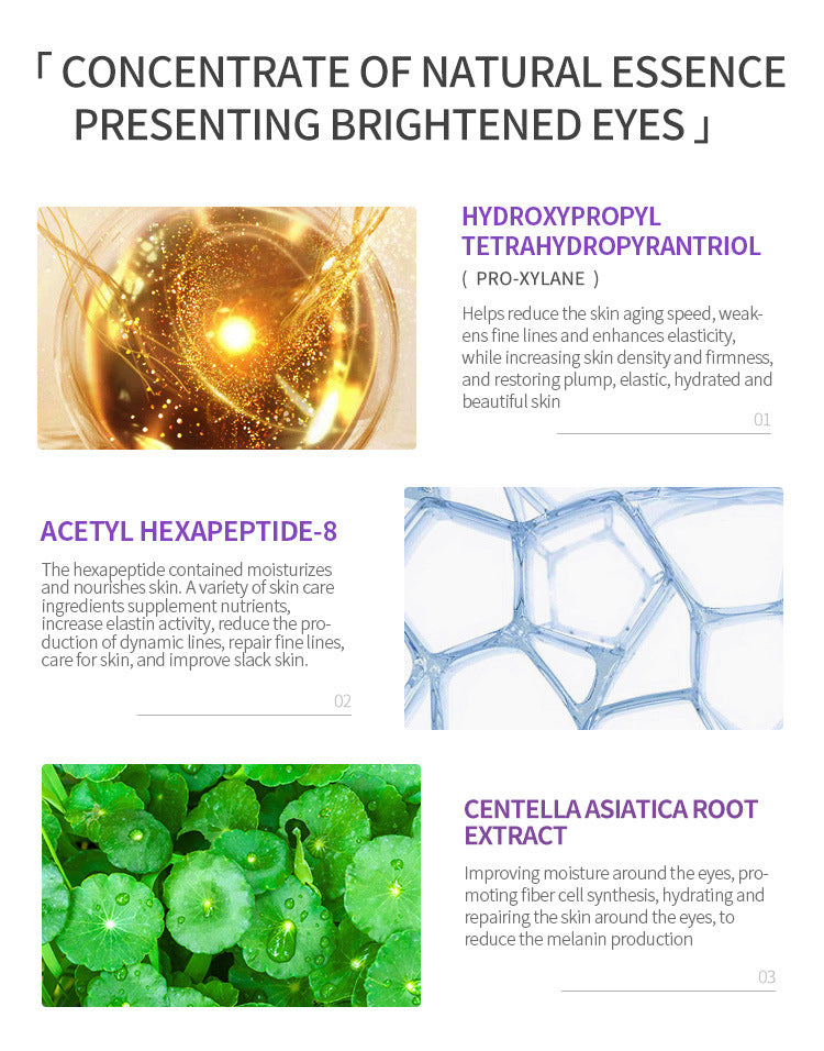Eye Cream for Wrinkles and Puffiness - 20g Hydrating & Firming