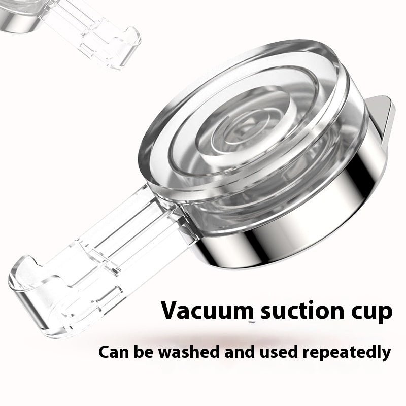 Bathroom Suction Cup Triangle Storage Rack Punch-Free Wall Organizer