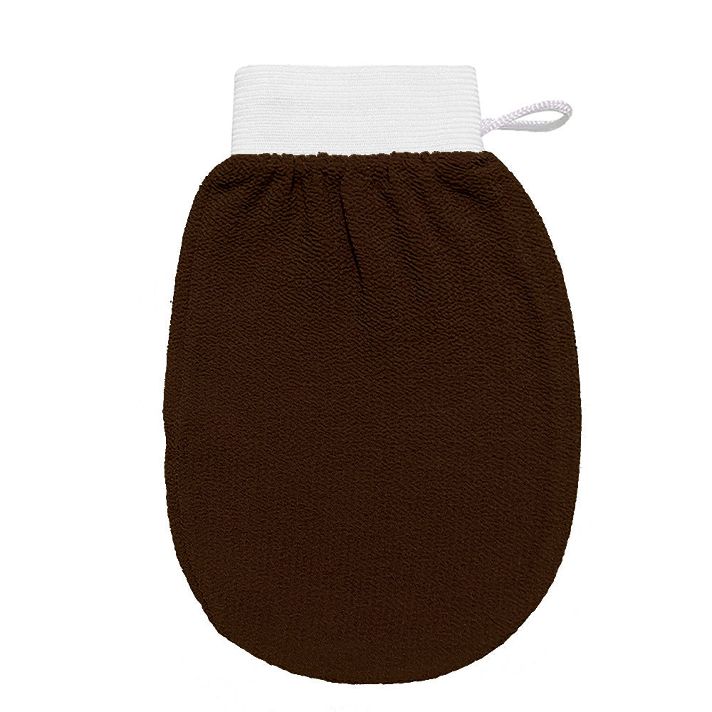 Medium Fine Sand Viscose Fiber Bath Gloves for Men and Women