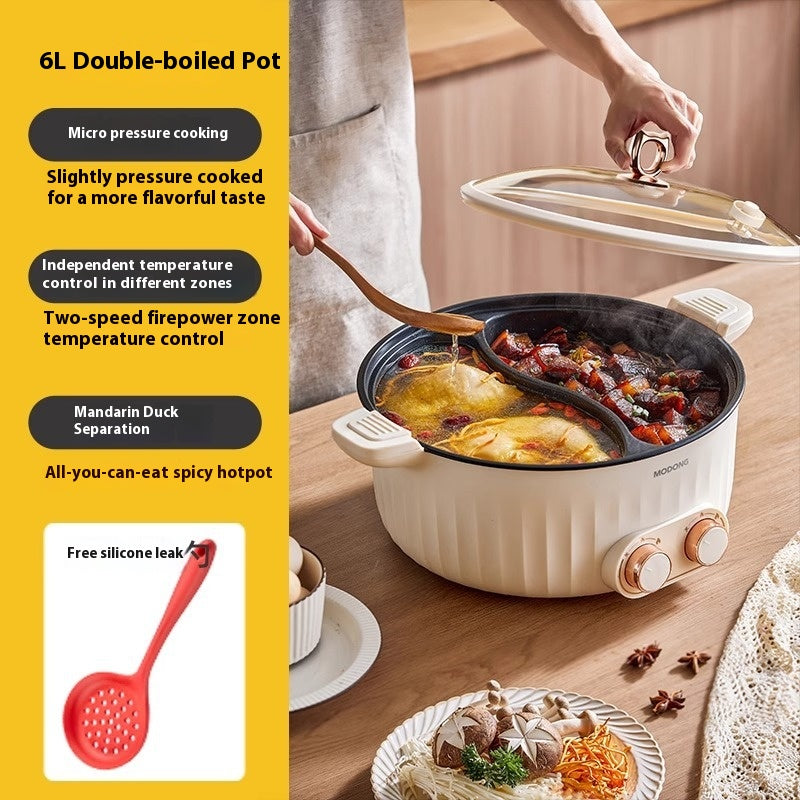 Large Capacity Electric Chafing Dish with Multi-Functional Heating for Home & Kitchen