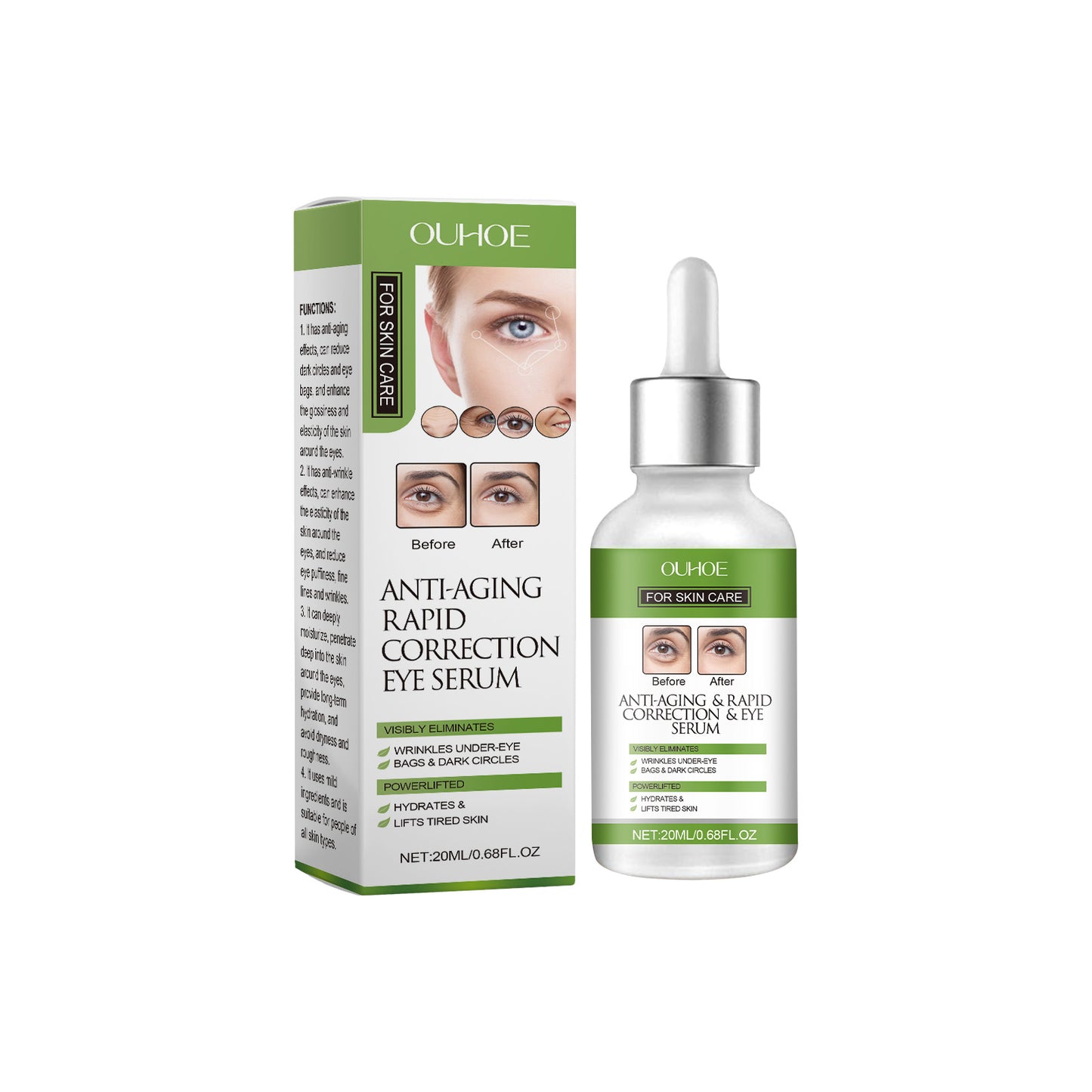 Vitamin C Eye Serum for Dark Circles, Puffiness, and Firming - 20ml