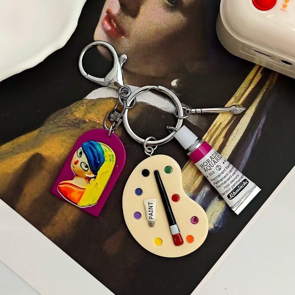Drawing Board Paint Palette Bag Charm - Art & Craft Decor Accessories