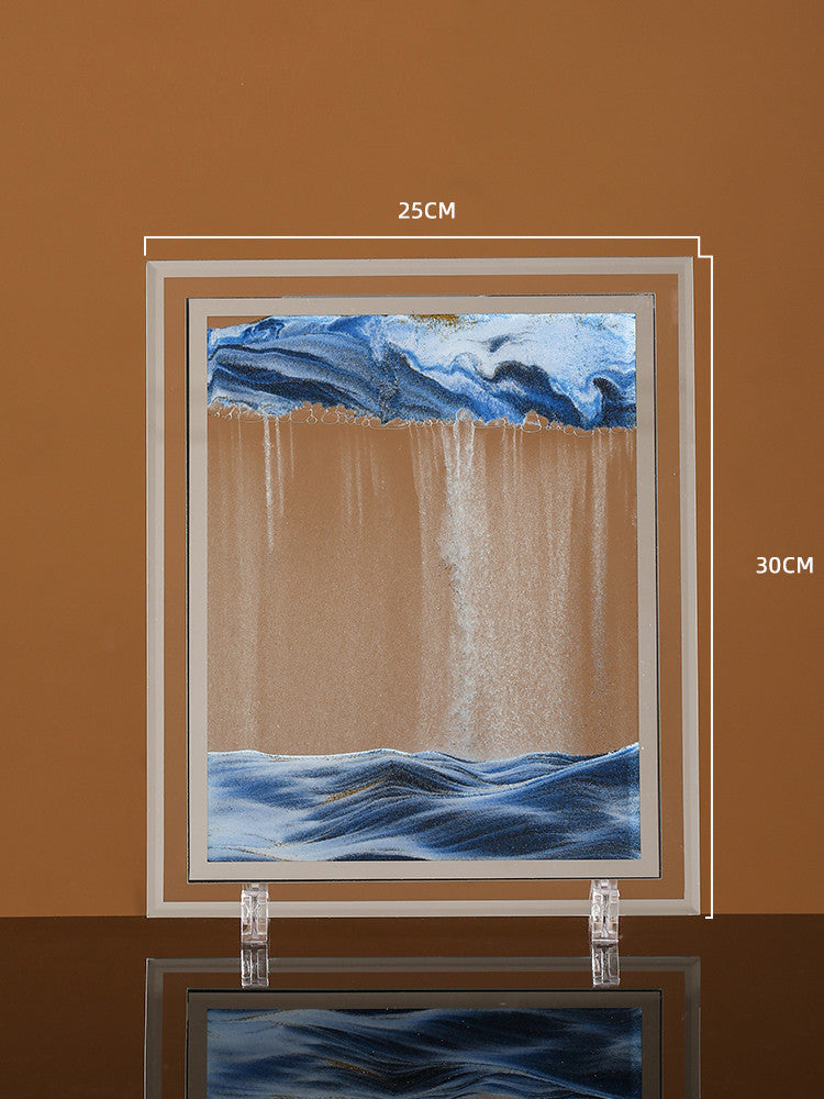 Decorative Quicksand Art Canvas Ornament for Home & Office