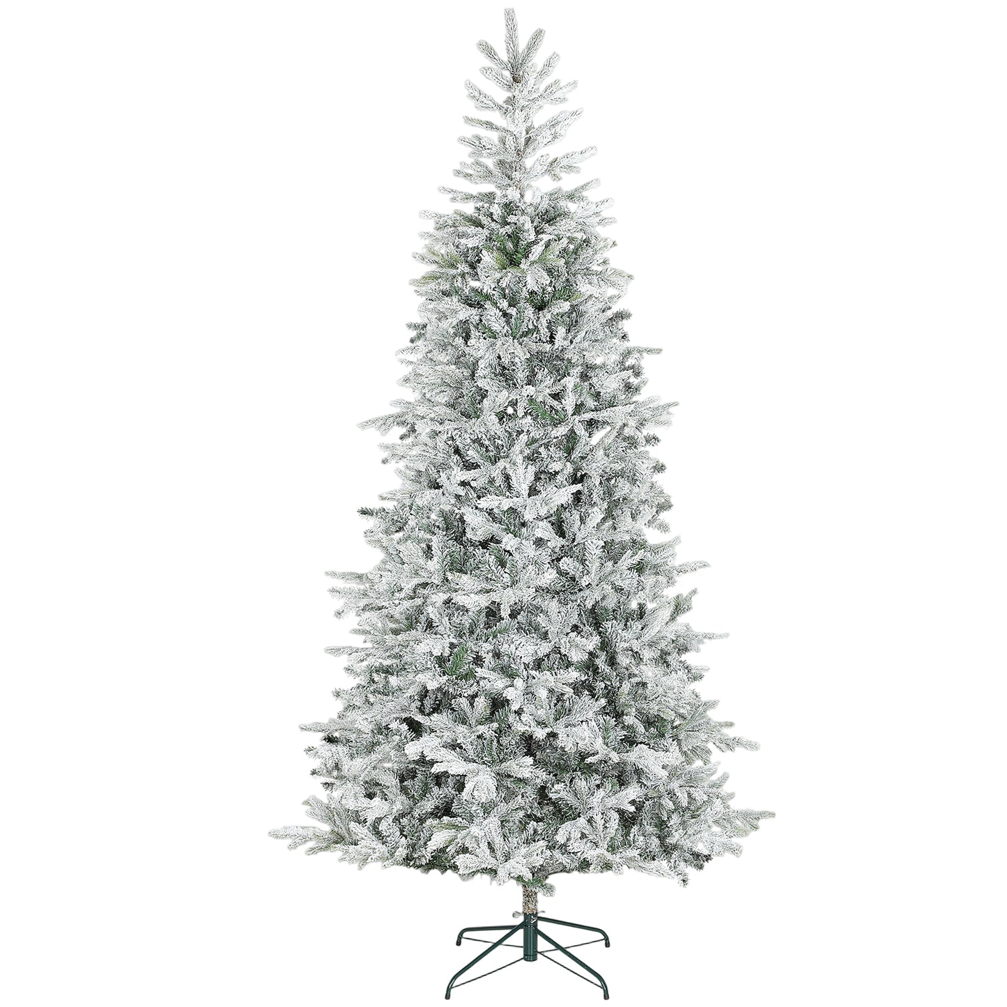 9 ft Artificial Frosted Christmas Tree - Full Spruce Design