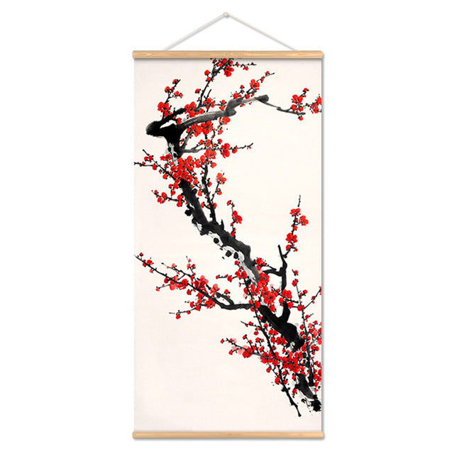 Modern Landscape Wall Art Mural Canvas for Home Decor – Frameless Fabric Painting
