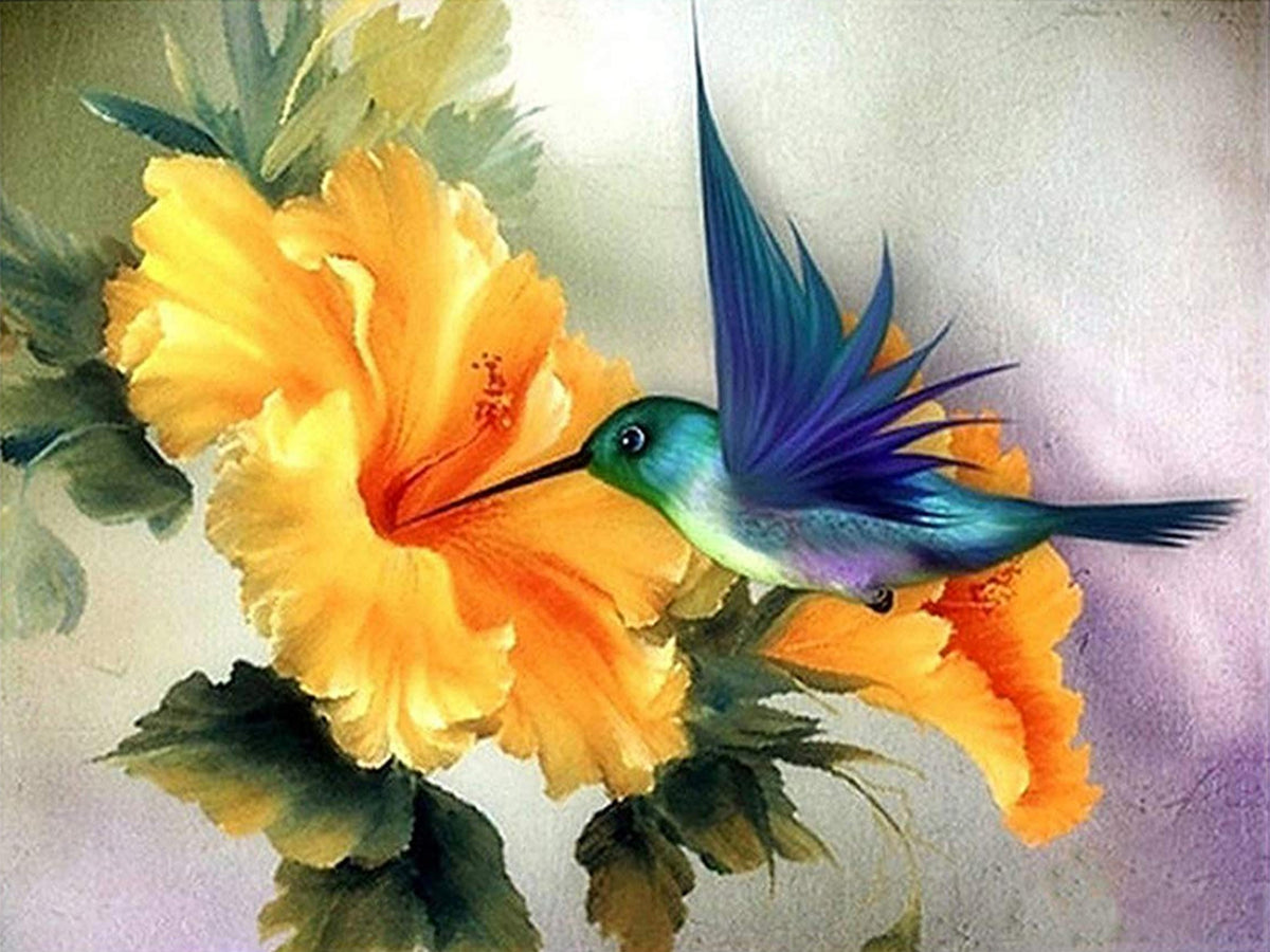 DIY Diamond Painting Cross Stitch Kit - Animal Bird Mosaic Art