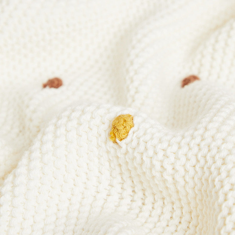 Cotton Edge Nap Air Conditioning Blanket - Speckled Off White 70x100cm