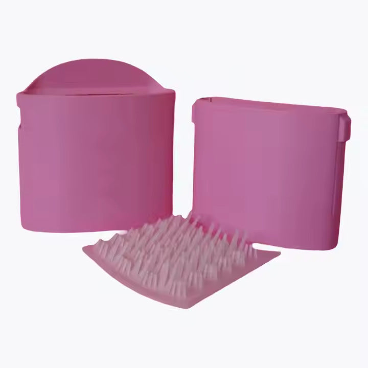 Bathtub Hair Catcher Box - Bathroom Hair Drain Protector, PVC Hair Trap, Hair Collection Basket
