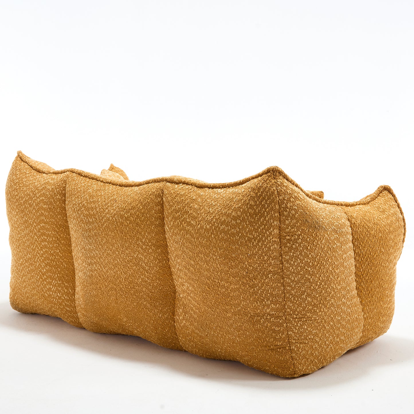 Yellow Beanbag Chair with Foam Core for Comfort & Relaxation