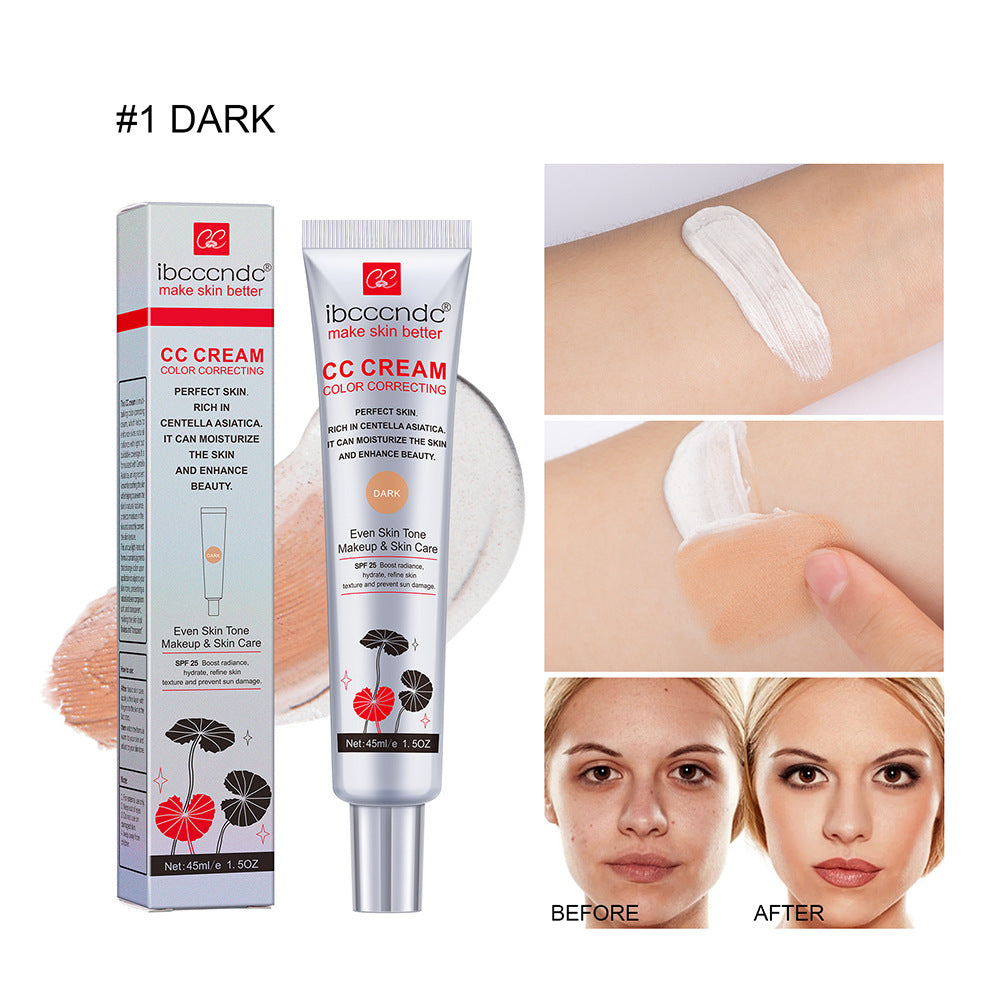 Color Correcting CC Cream with Centella Asiatica - Moisturizing Makeup Base