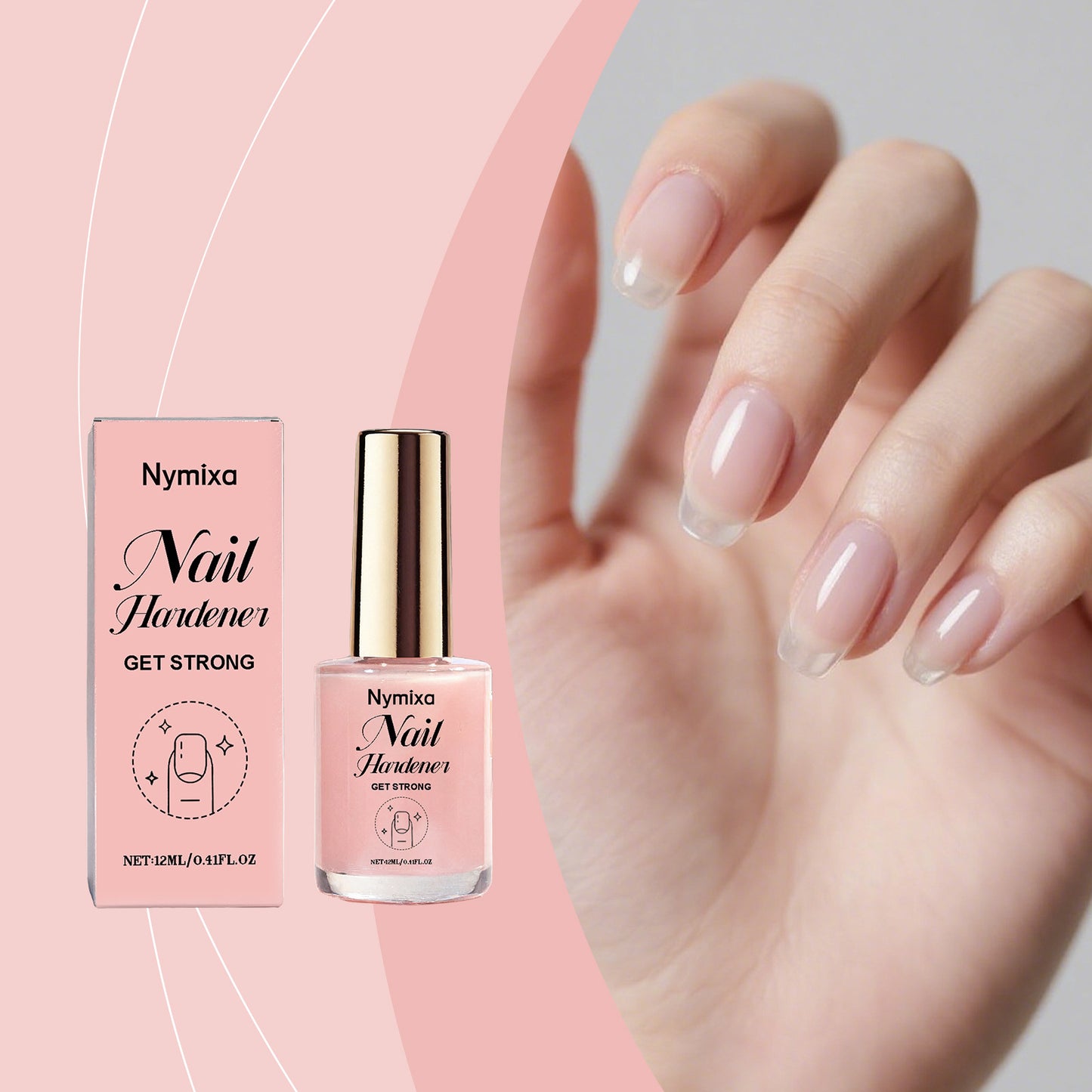 Nail Strengthener - 12ml Nail Care Treatment for Healthy Nails
