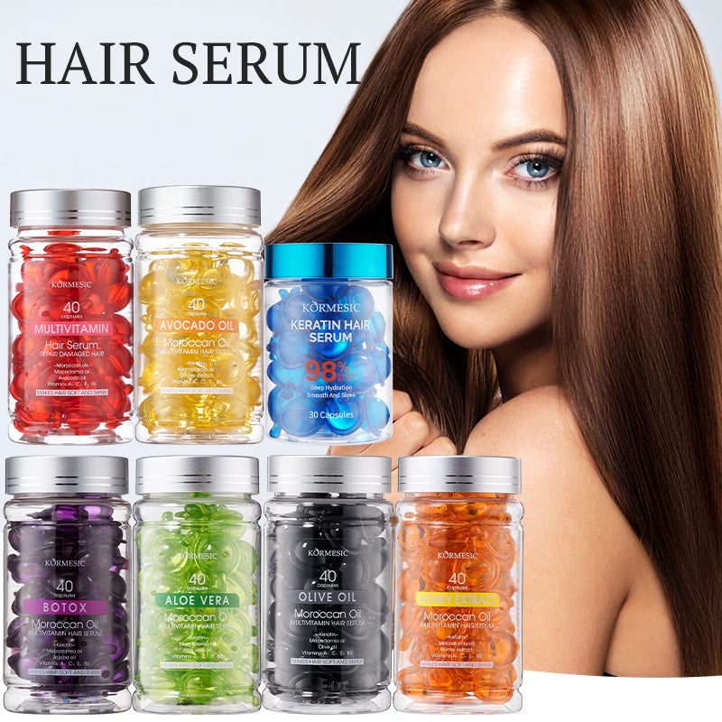 Moroccan Oil Aloe Vera Hair Oil Capsules - Hair Treatment 40 Count