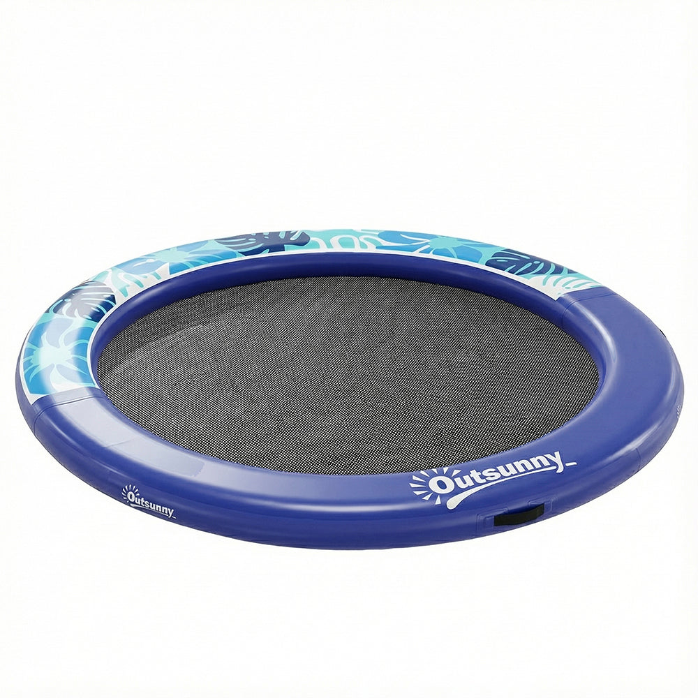8FT Inflatable Water Hammock - Thick Plastic Floating Dock