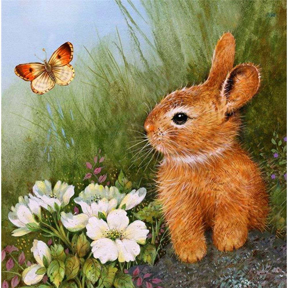 5D Diamond Painting Kit for Animals - Resin Rhinestone Cross Stitch Art