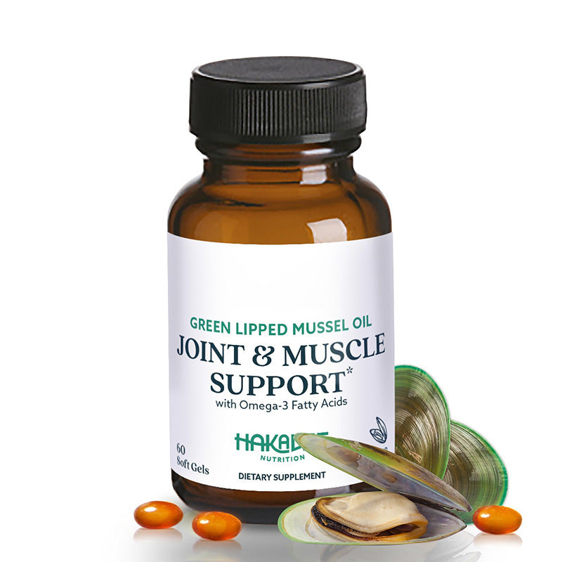 Green-Lipped Mussel Oil Capsules Dietary Supplement for Adults