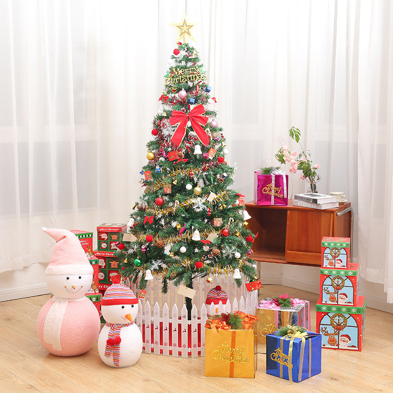 5ft Green Artificial Christmas Tree with LED Lights & Skirts