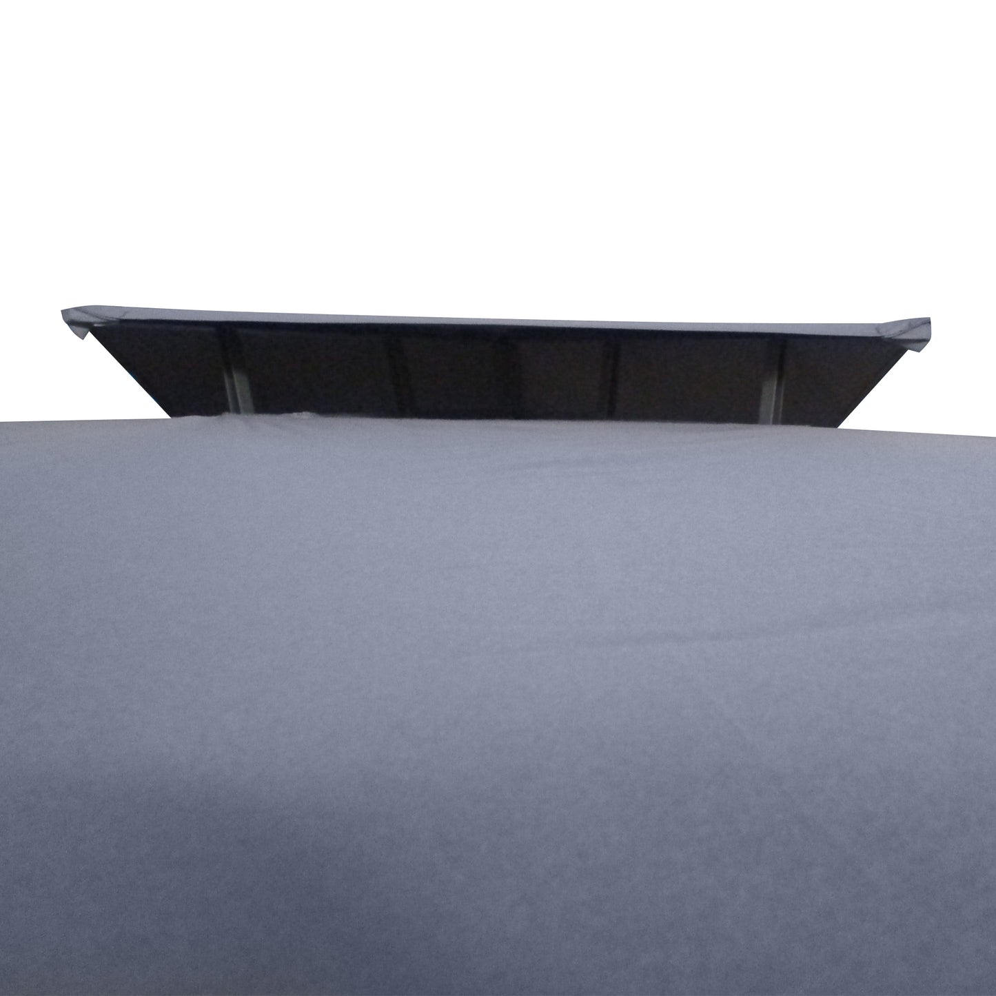 10x13 Gray Patio Gazebo - Double Roof Canopy Shelter with Screen