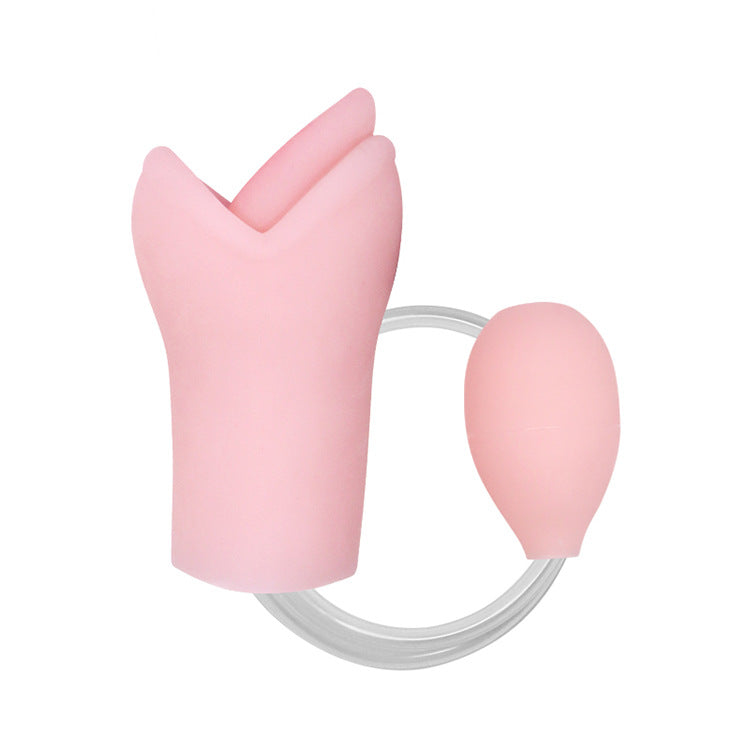 Men's Oral Sex Toy Flesh Color Personal Adult Wellness Device