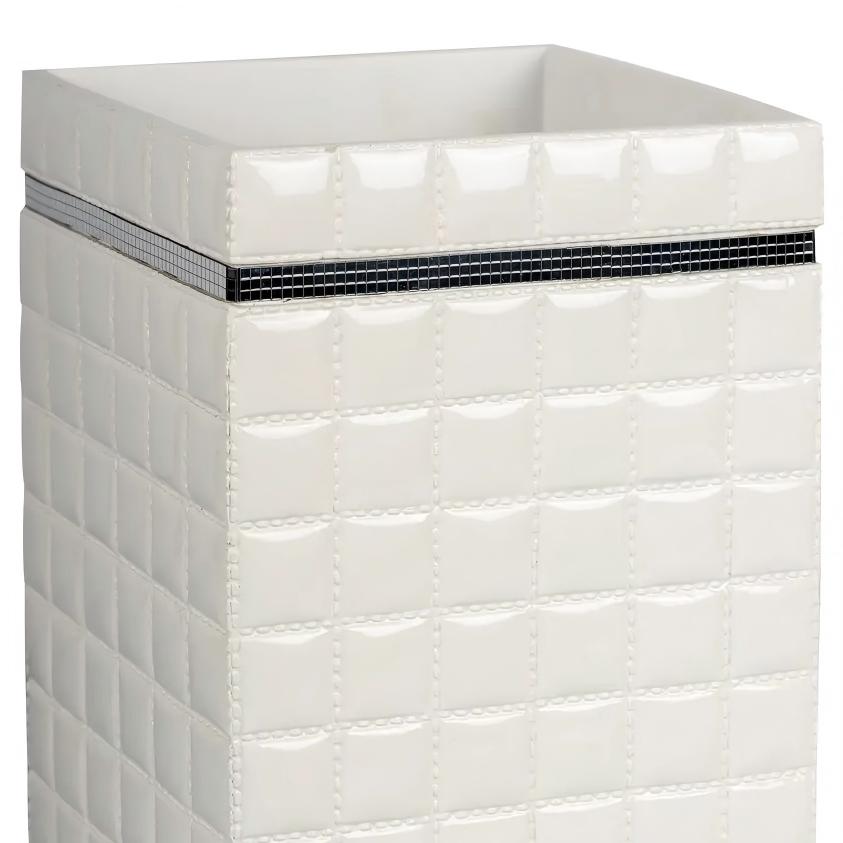 Resin Wastebasket 7QT White