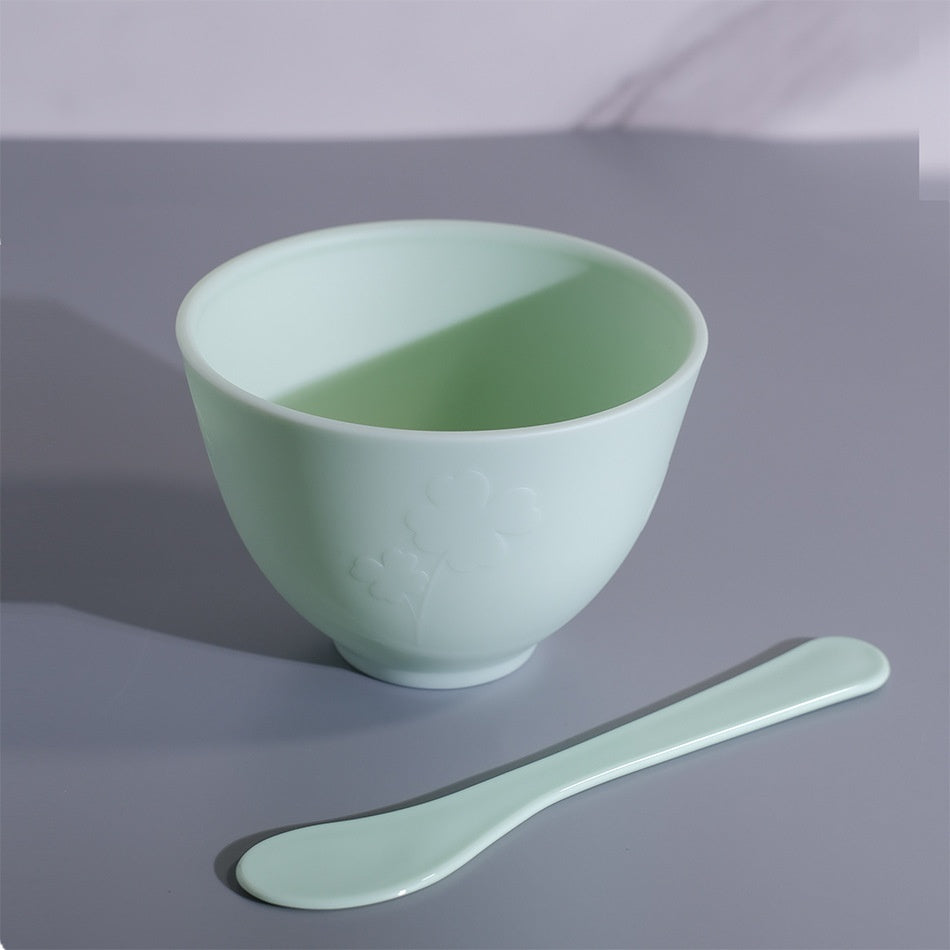 Silicone Mask Bowl and Brush Set for Face Makeup & Skincare