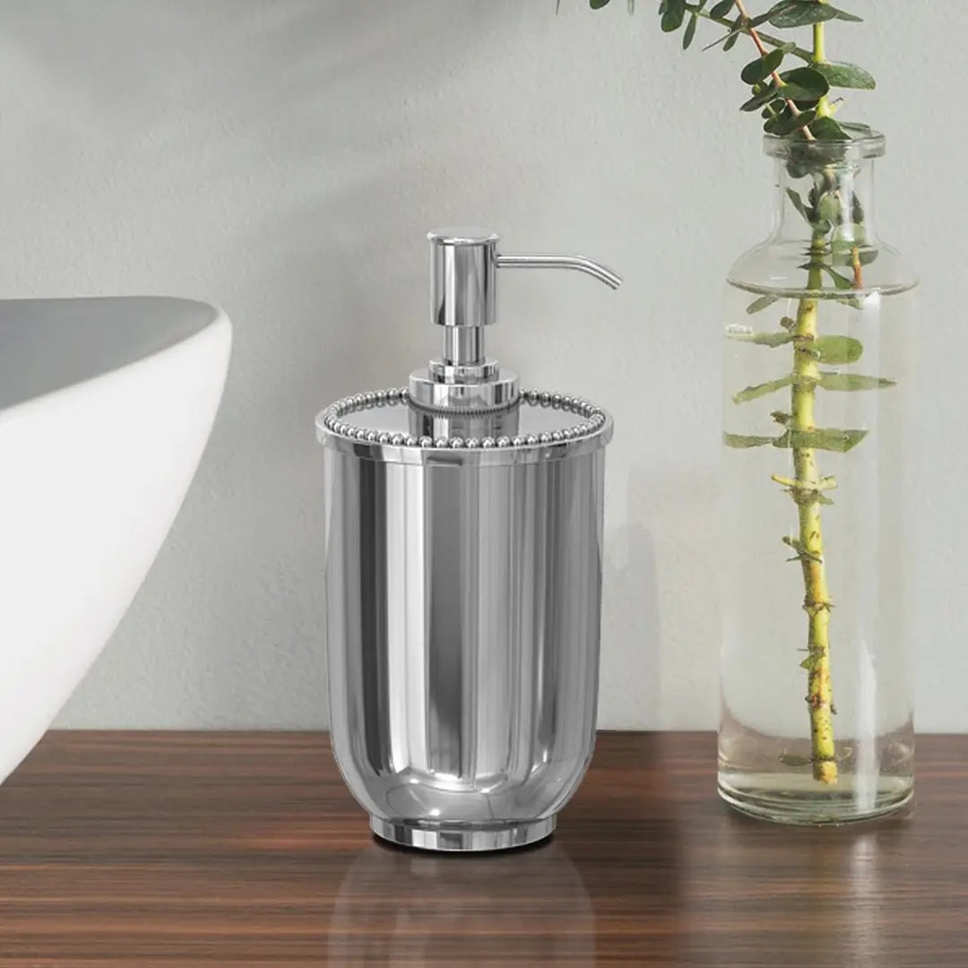 Stainless Steel Liquid Soap Dispenser Pump Bottle Bathroom Vanity &