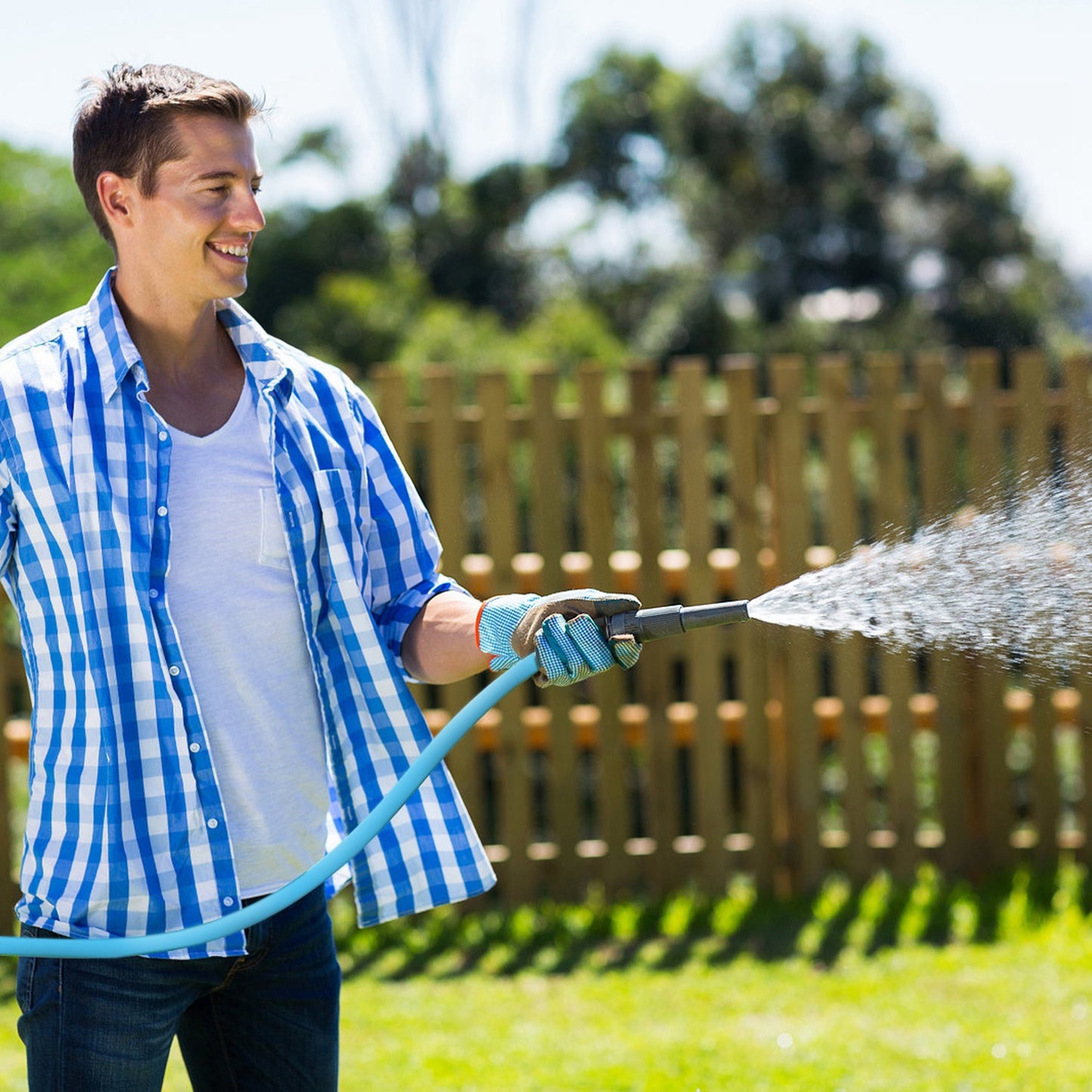 Heavy Duty Flexible Garden Hose - Kink-Free, Leak-Resistant, 3-Layer PVC