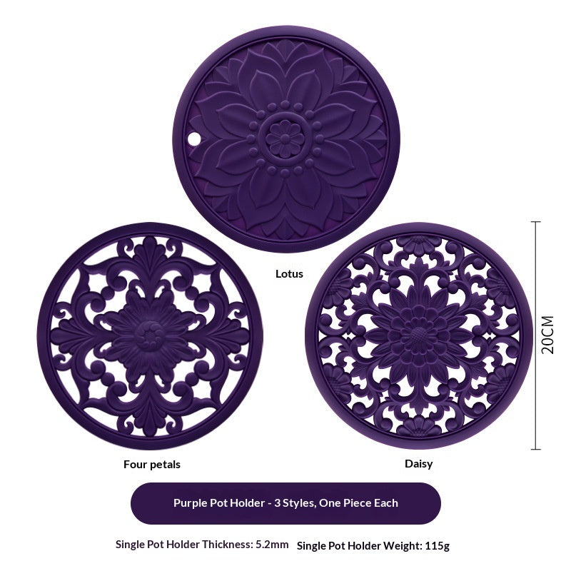 Insulated Silicone Food Bowl Set - High-Temperature Resistant, Multi-Size Kitchen Storage
