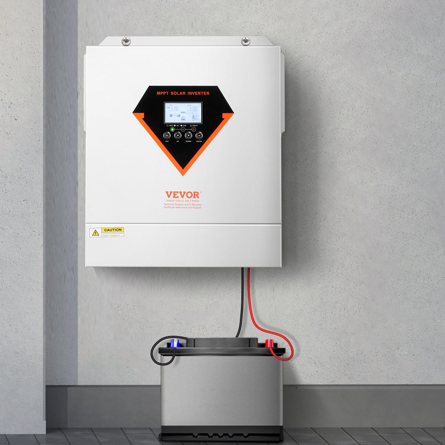 3000W Hybrid Solar Inverter Charger with 100A MPPT Controller - Off-Grid Power System