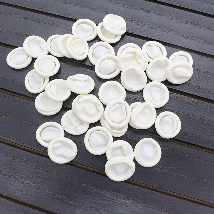 Private Parts Care Finger Stall Silicone White for Women - 1 Pack