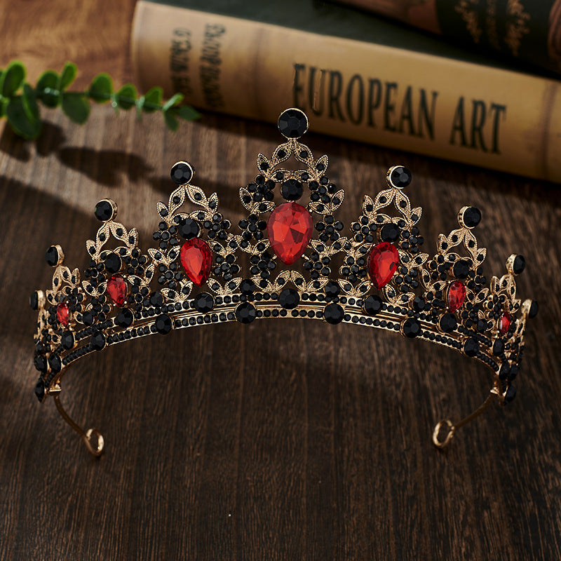Rhinestone Crown Headband Wedding Hair Accessory