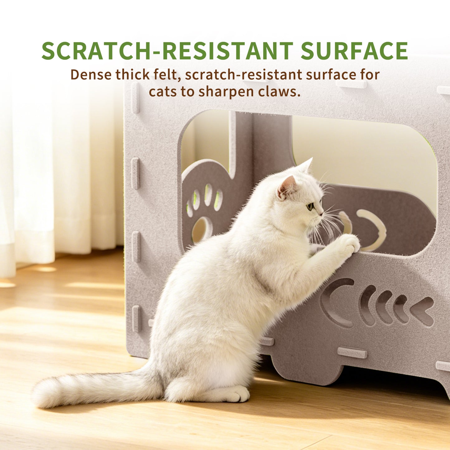 Double Cat Bed - Self Pickup Pet House for Cats & Pets