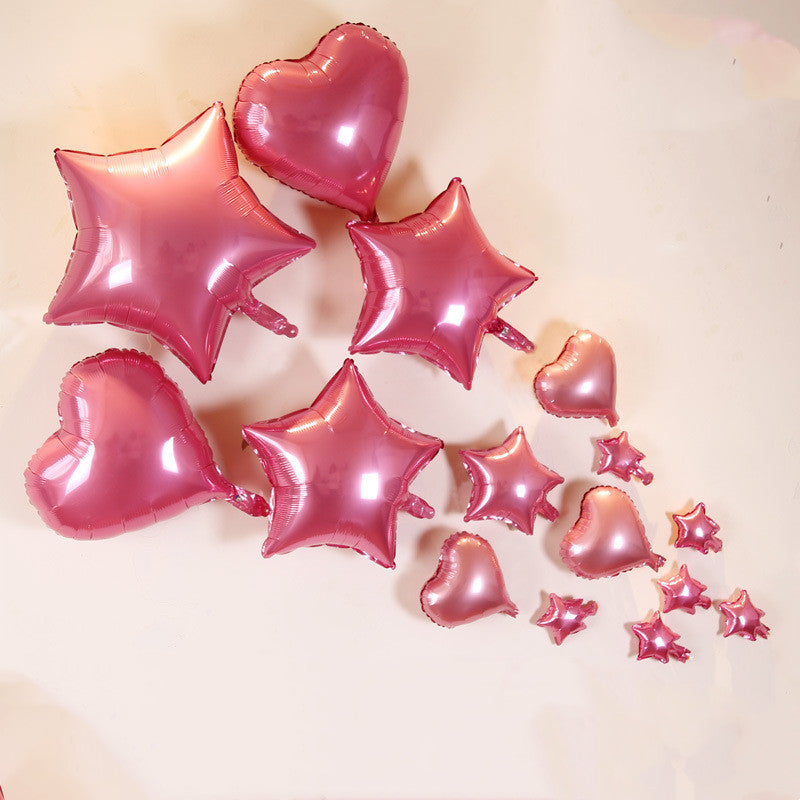 Decorative Aluminum Film Balloon Set for Events and Celebrations