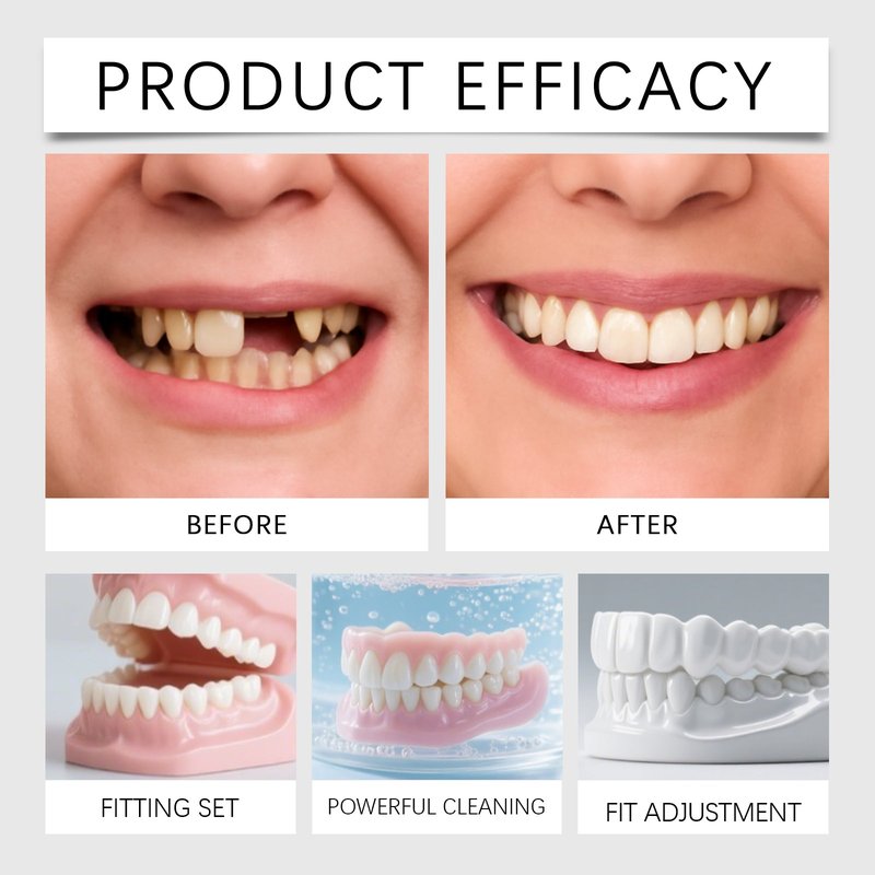 Comfortable Resin Denture Set