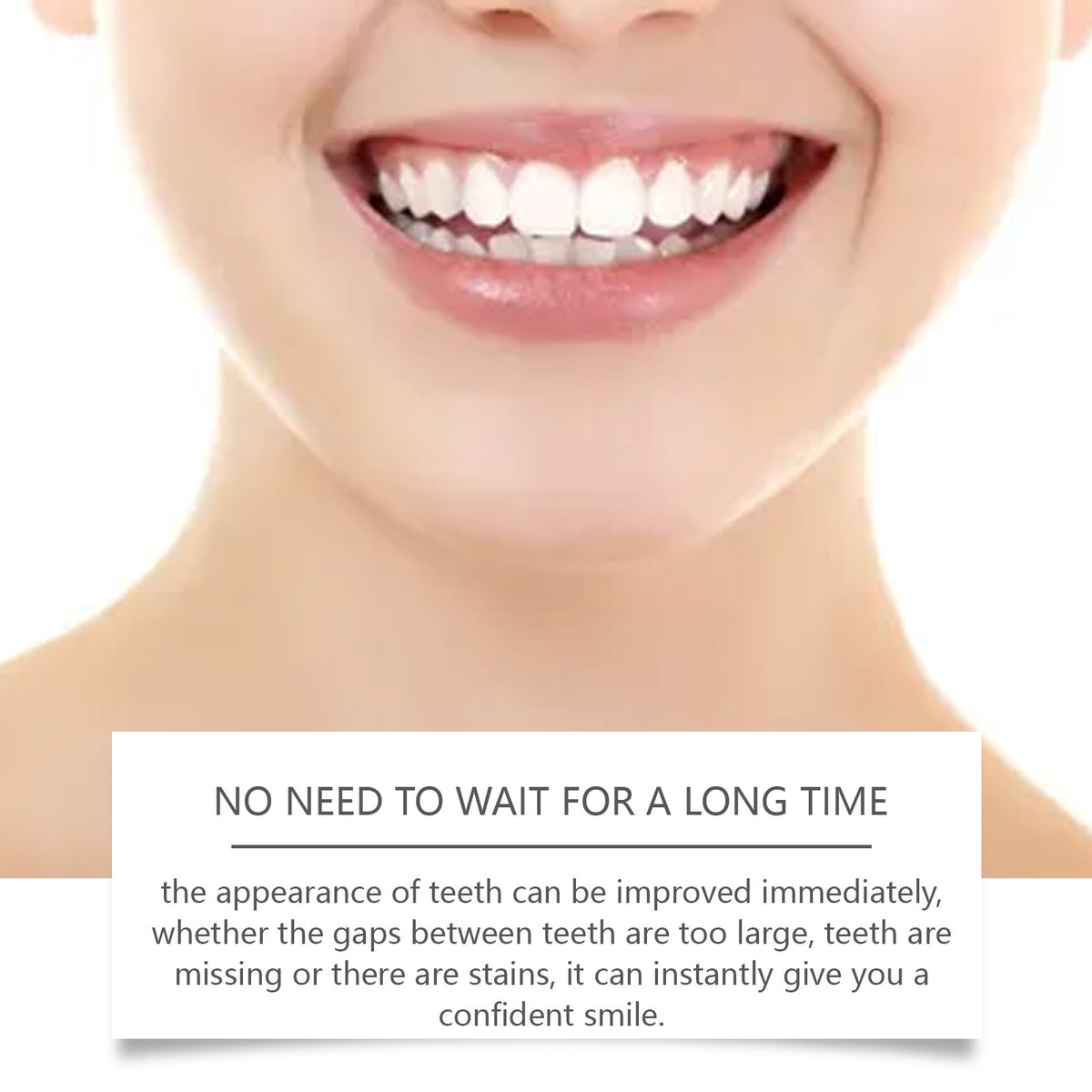 Simple Home Dental Seam Correction False Teeth Set