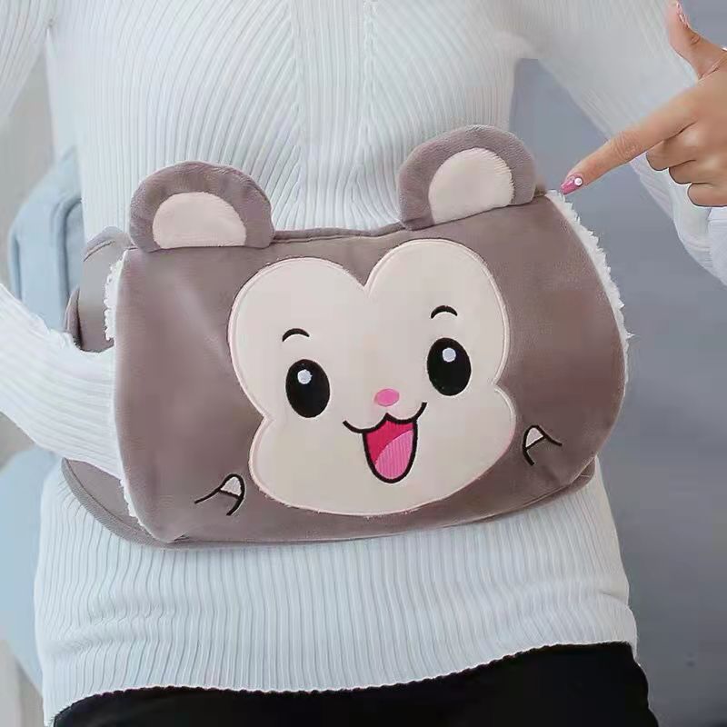 Cartoon Waist Warmer Plush Support Without Hot Water Bag