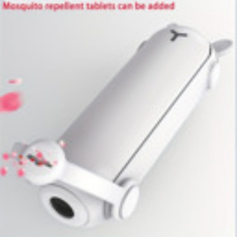 Portable Folding Handheld Fan with USB Power Bank & Flashlight - 3-in-1 Mini Fan