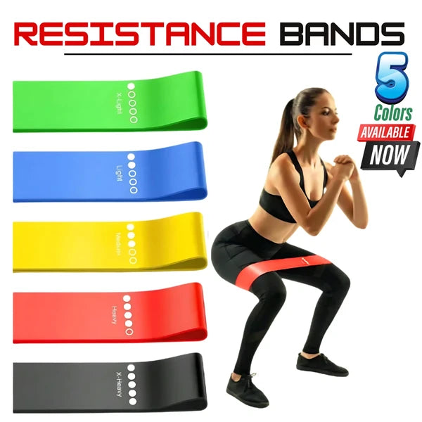 Loop Resistance Bands for Full Body Workouts - 5 Resistance Levels