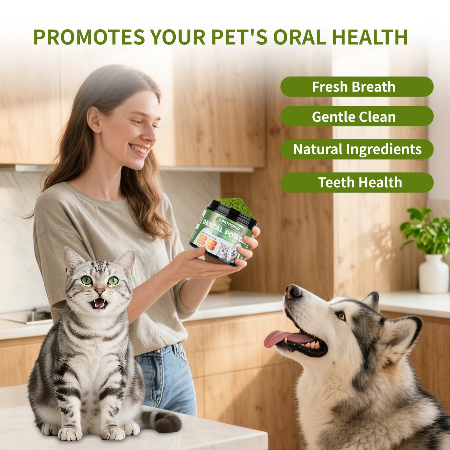 Pet Toothpaste for Cats and Dogs - Oral Care, Fresh Breath, Easy to Use