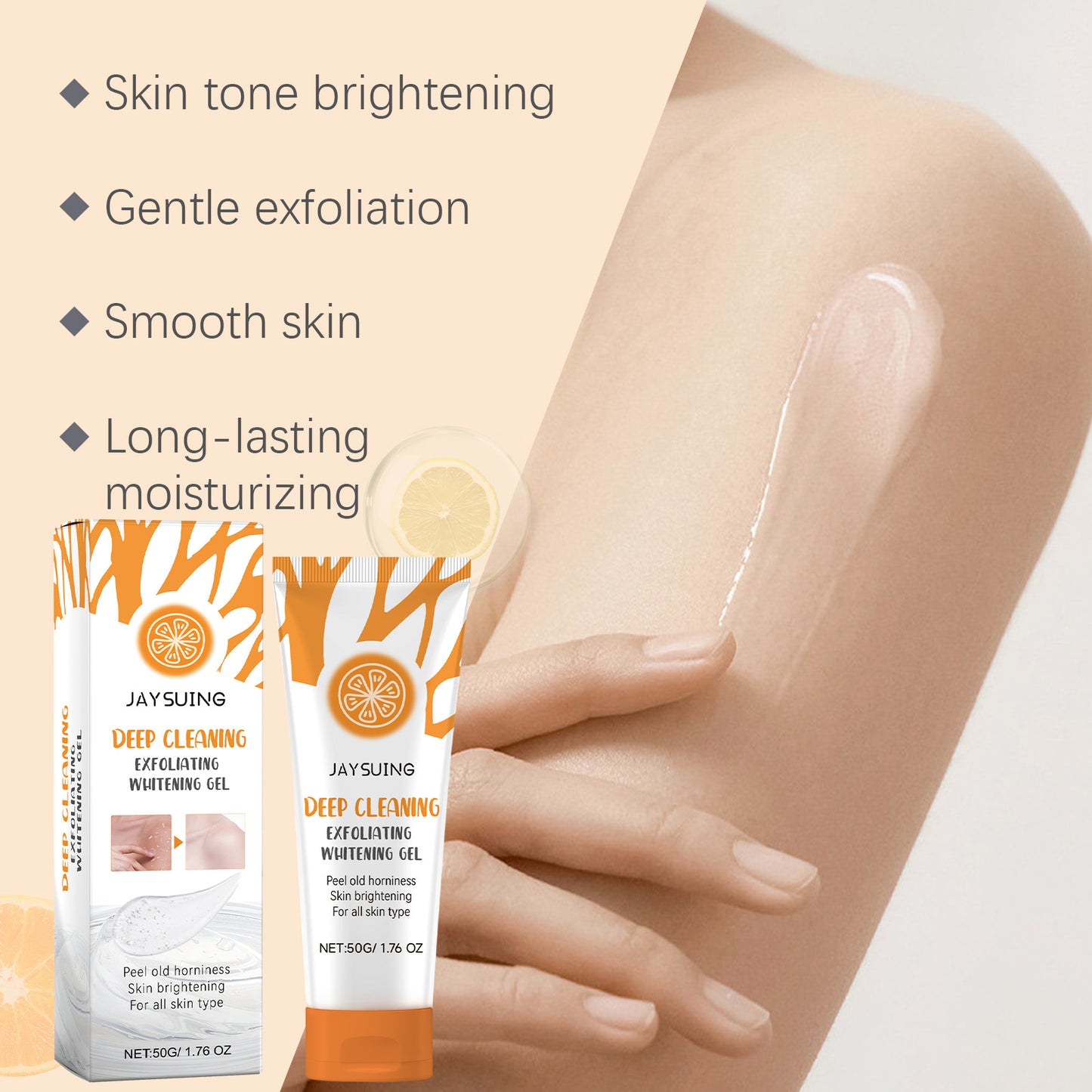 Exfoliating Body Gel with Vitamin C & Niacinamide for Smooth Skin