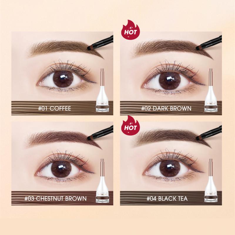 Waterproof Long-Lasting Eyebrow Dye Kit - Natural Shaping, Sweatproof