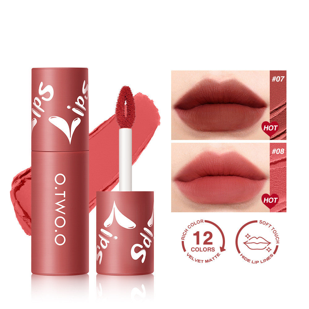 Matte Fog Lip and Cheek Dual-Use Powder Blusher and Lipstick - Air Lip Glaze