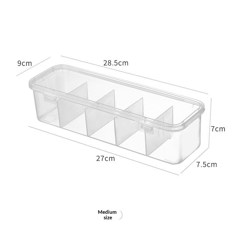Dust-Proof Cable Storage Box with Compartments - Multiple Sizes