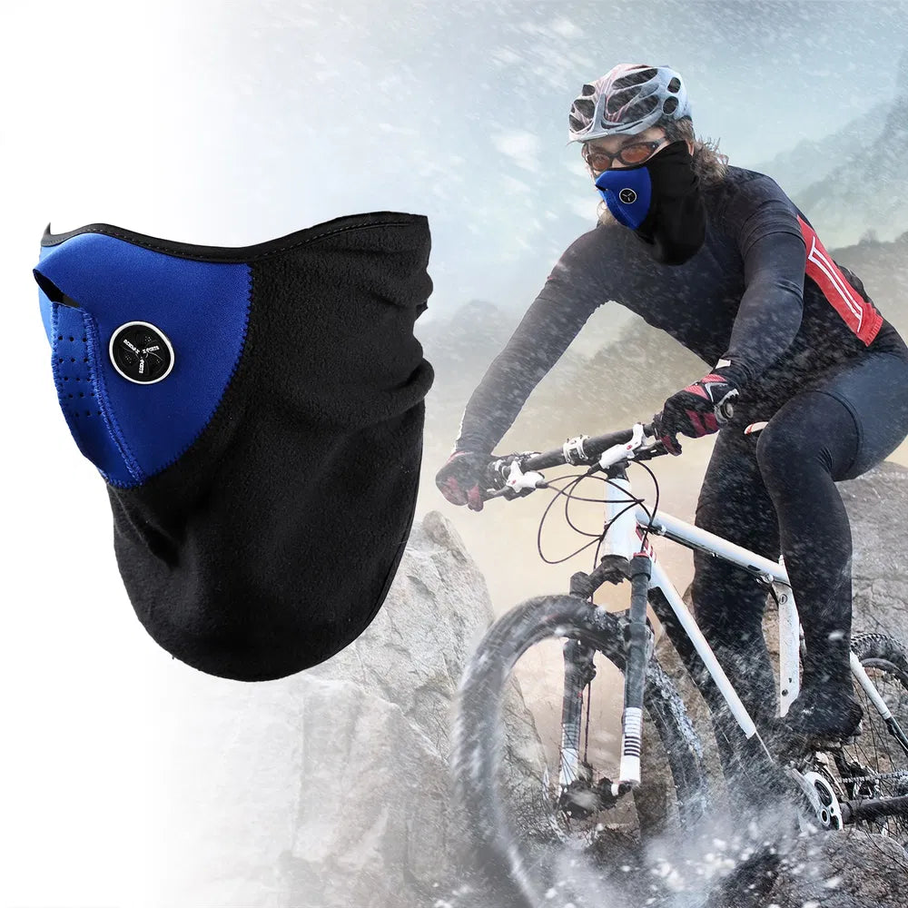 Half Face Mask - Breathable Windproof Neck Warmer for Outdoor Sports