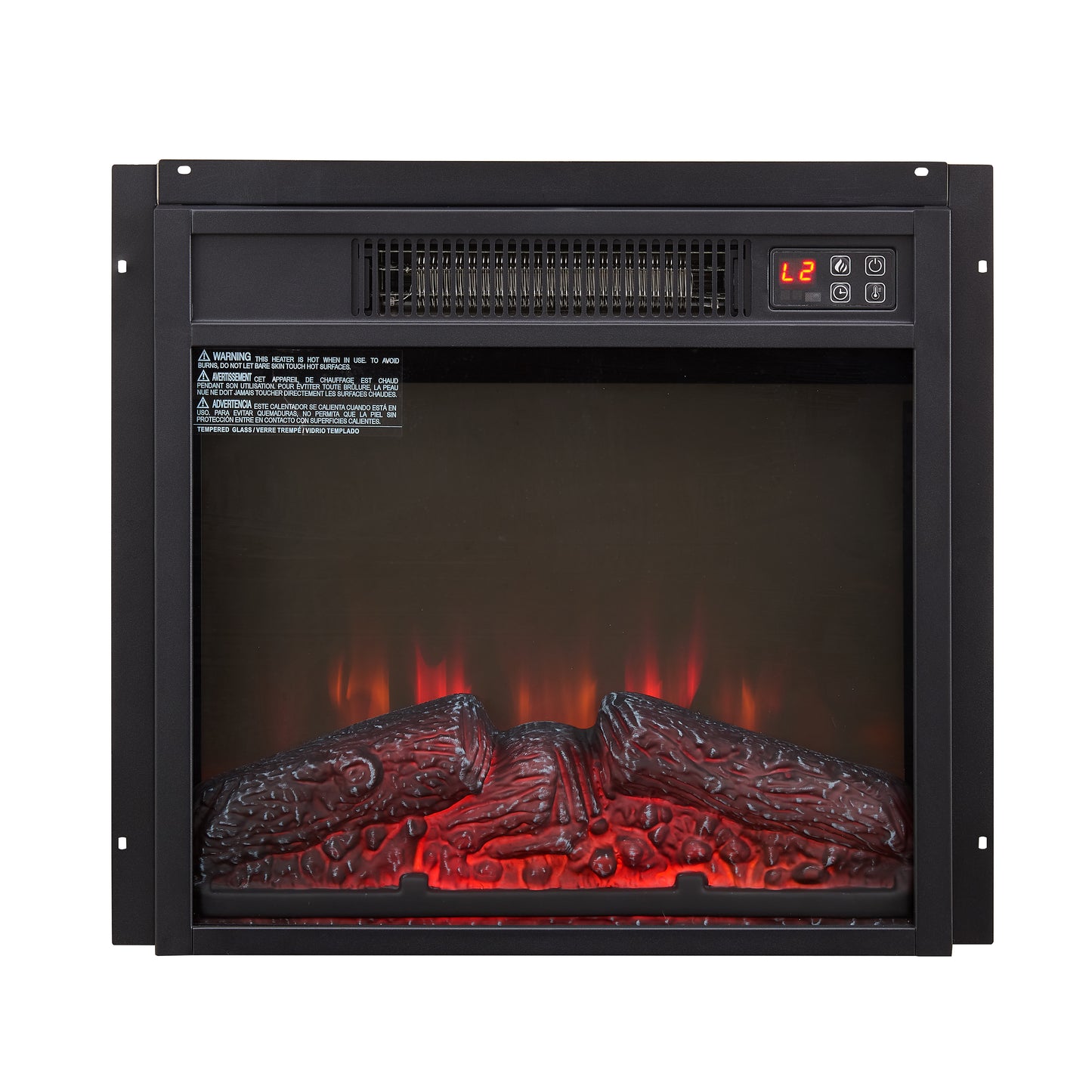 Electric Fireplace Insert 18 1400W 120V ,Equipped With Remote